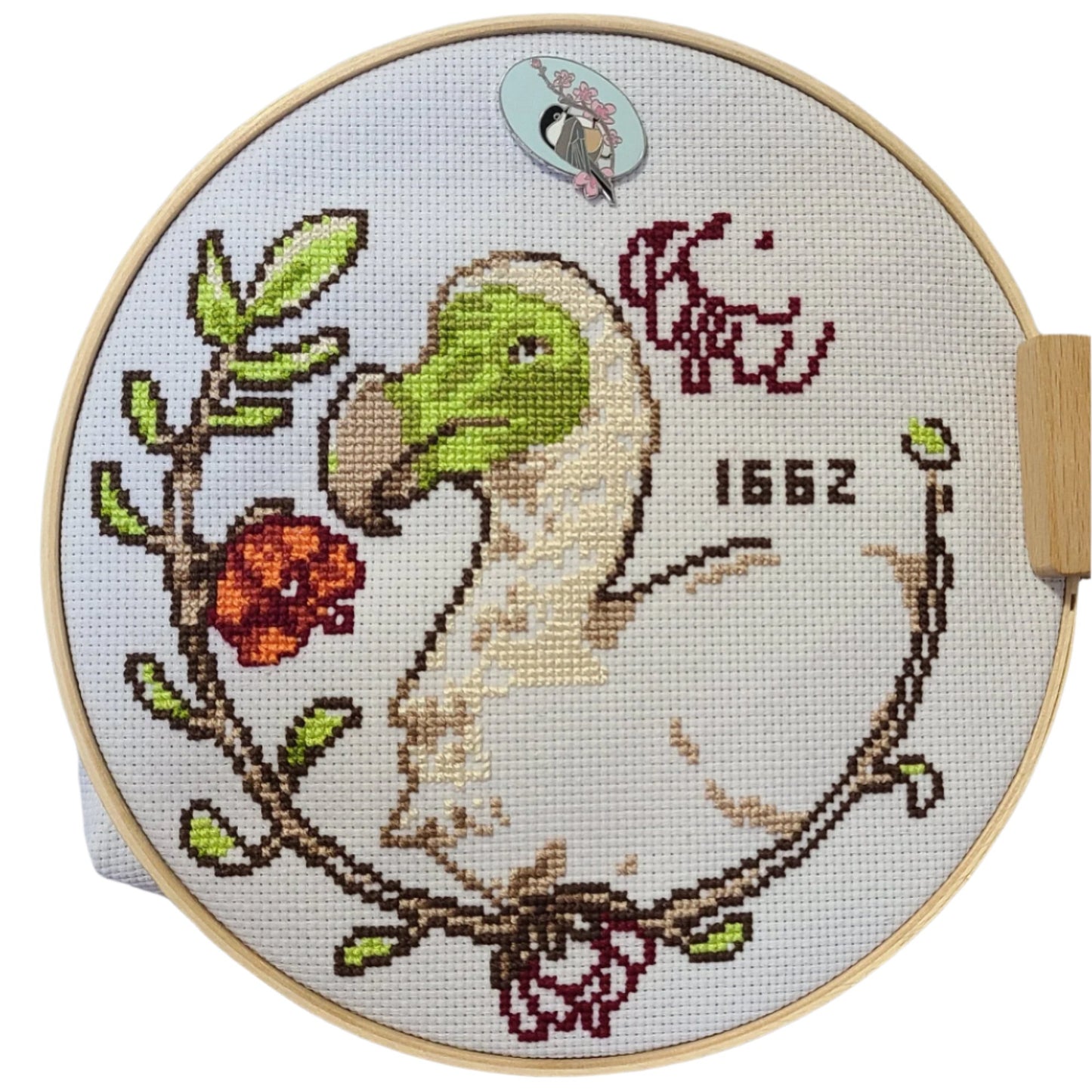 Unfinished pattern of the Dodo.