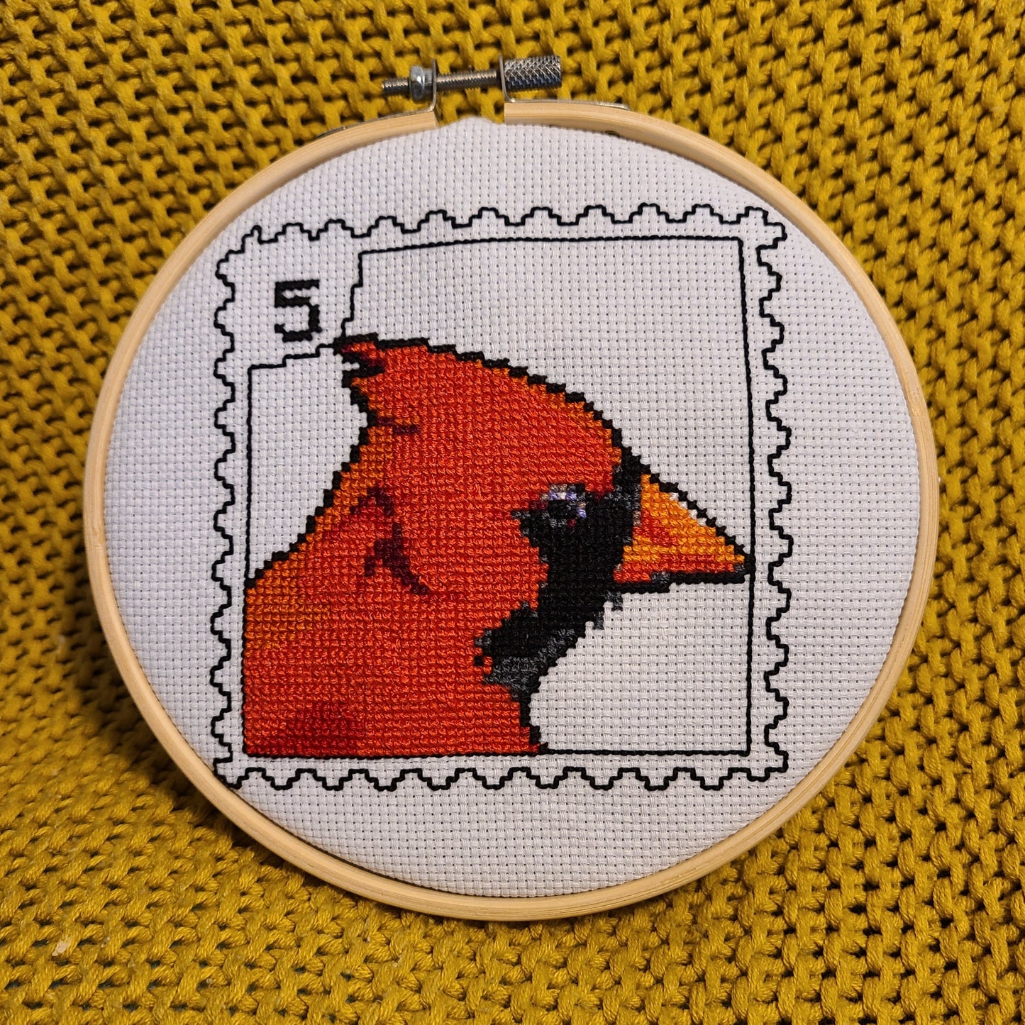 Northern Cardinal Stamp