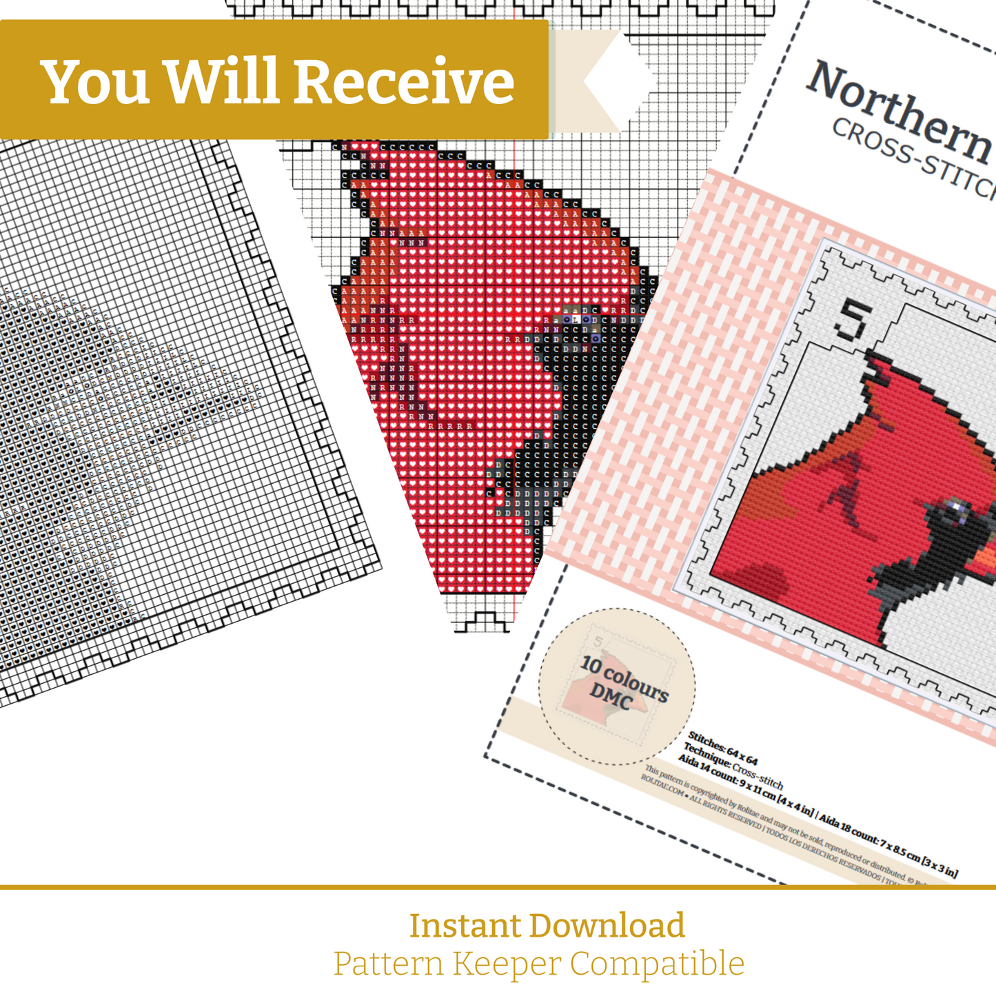 Northern Cardinal Stamp